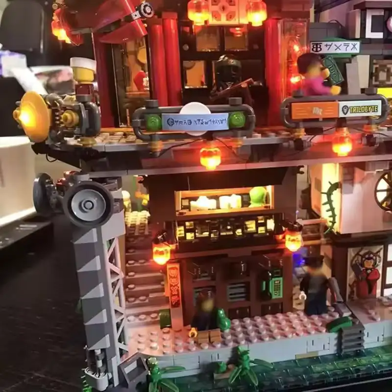 LED Light Kit for 70620 NINJAGO City & 06066, Decorative Display Light(Bricks NOT Included)
