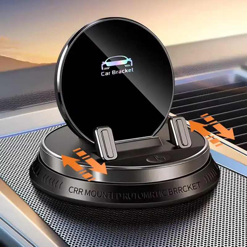 Electric Auto Scal Car Mobile Phone Holder Car Mount Cell Phone Holder Support For Car,360° Rotatable Dashboard